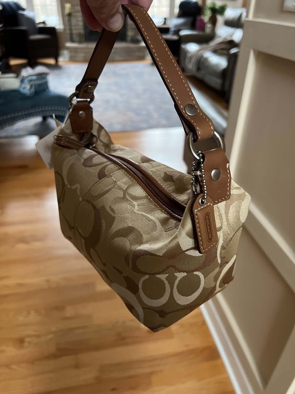 COACH Signature Mini Tote - Picture 6 of 8